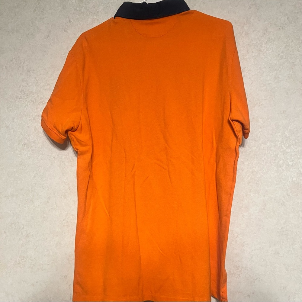 Ralph Lauren‎ Orange Polo with Navy Details - Picture 2 of 7